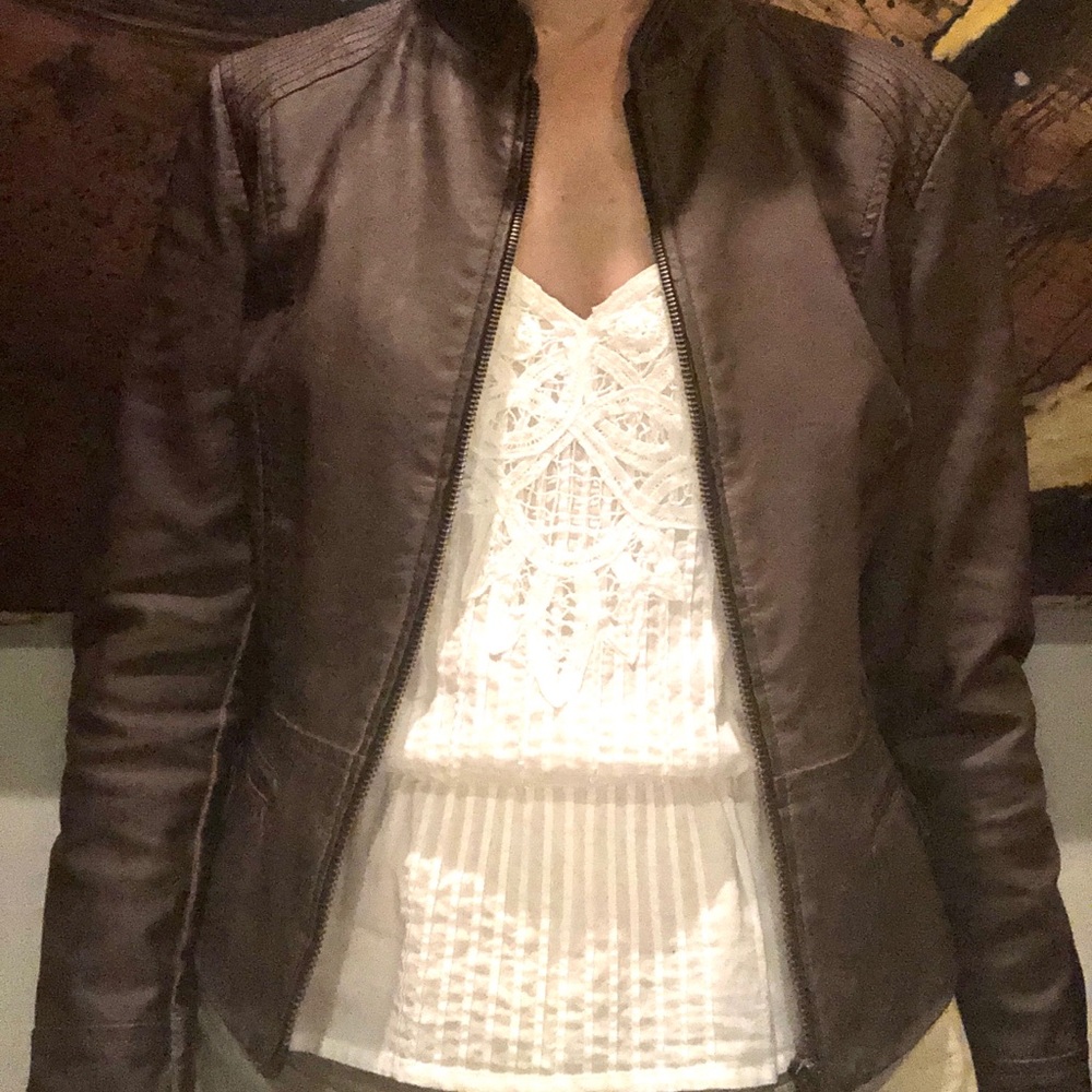 Dara Vegan Leather Jacket from